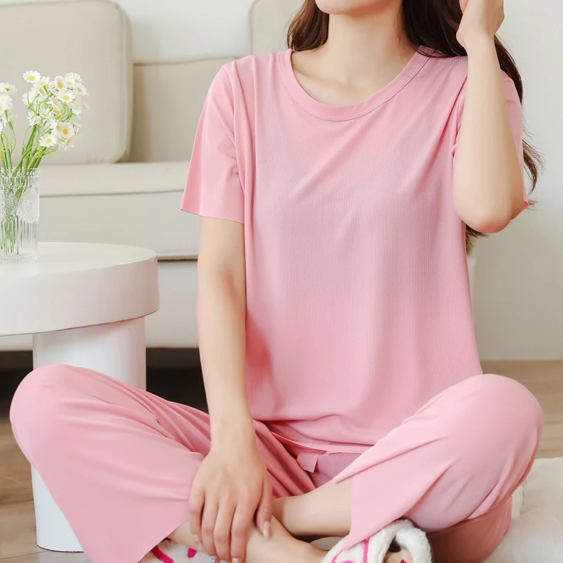 夏季男女时尚家居冰凉套装