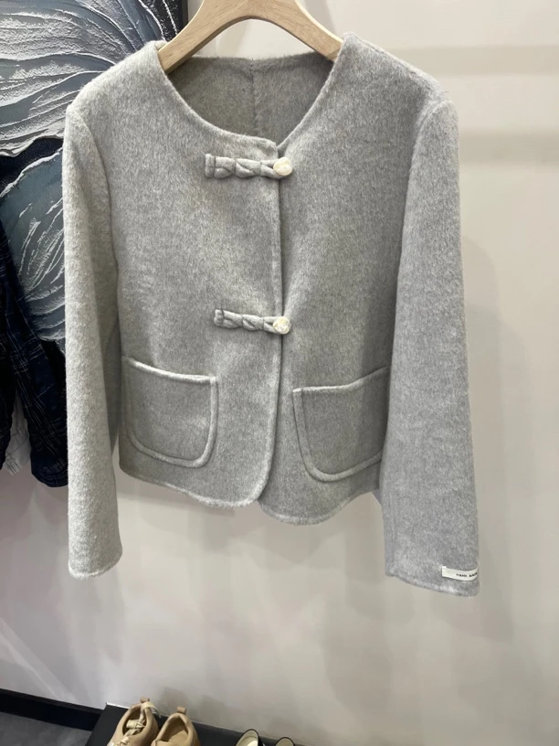 【大欣家】2311金标爱心扣大衣