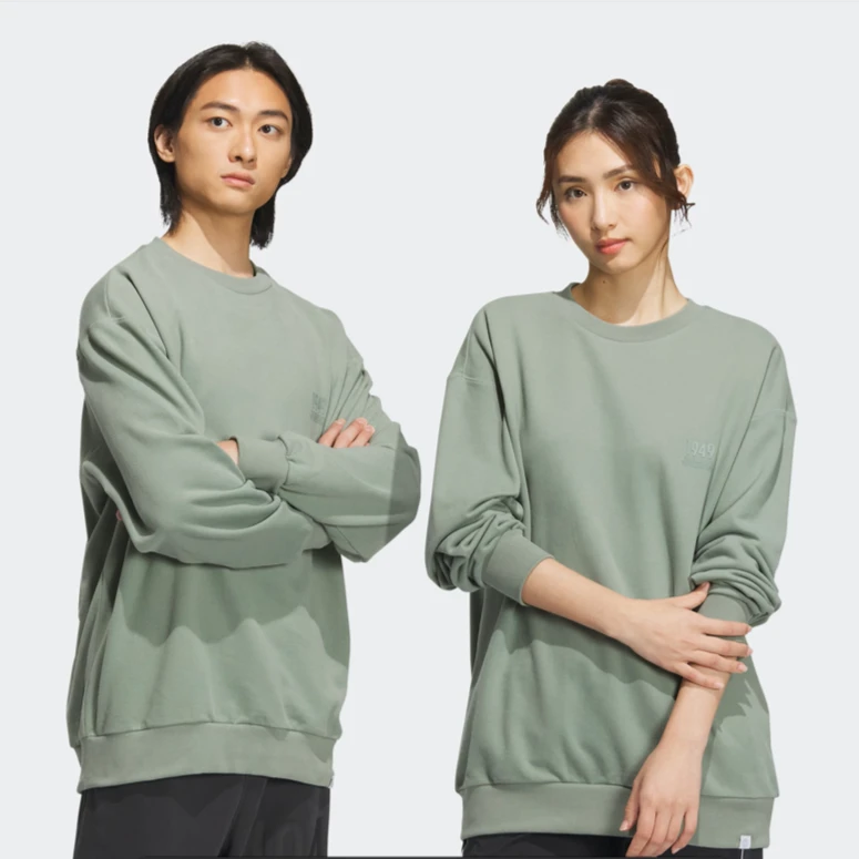 adidas/阿迪达斯GCST 情侣款运动长袖圆领卫衣套头衫IK3491