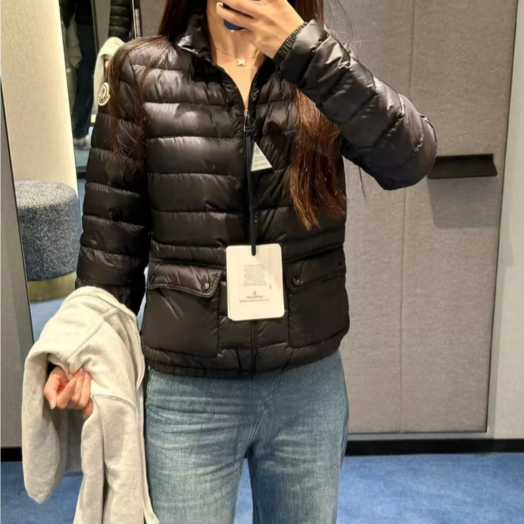 全新未使用 MONCLER Lans手臂毛毡轻薄羽绒服 1A10100