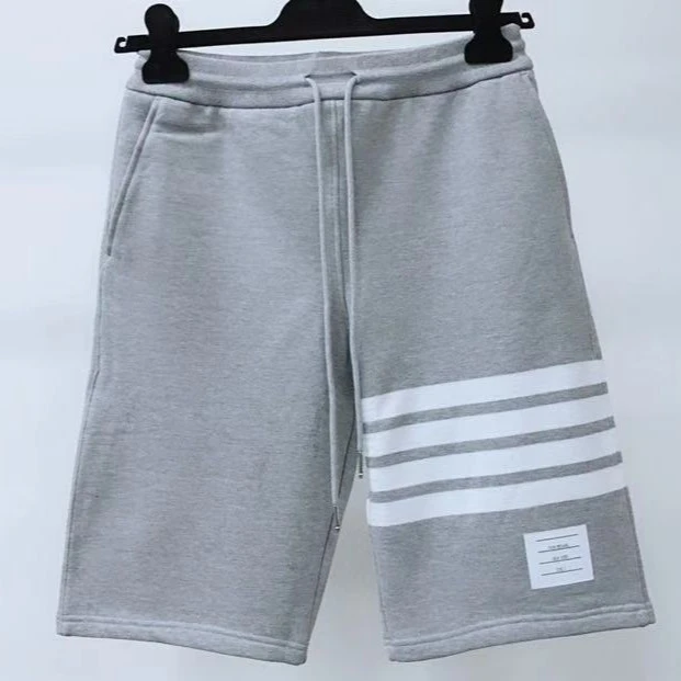 全新未使用 THOMBROWNE 春夏灰色基础款男士 休闲短裤 MJQ012H