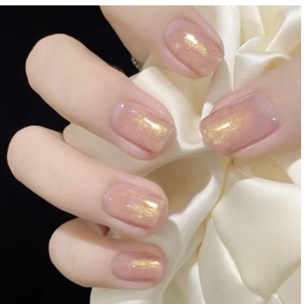 44人鱼姬~新款网红同款免烤速干指甲油持久油性不可撕拉