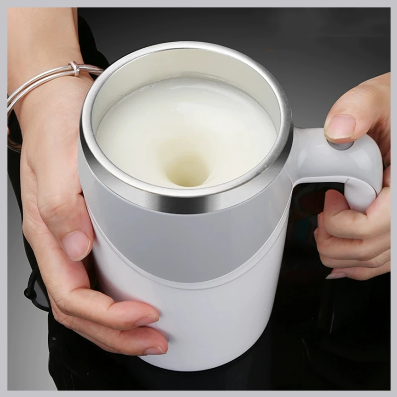 新款全自动搅拌杯充电款电动磁力咖啡杯子懒人磁吸便携不锈钢水杯