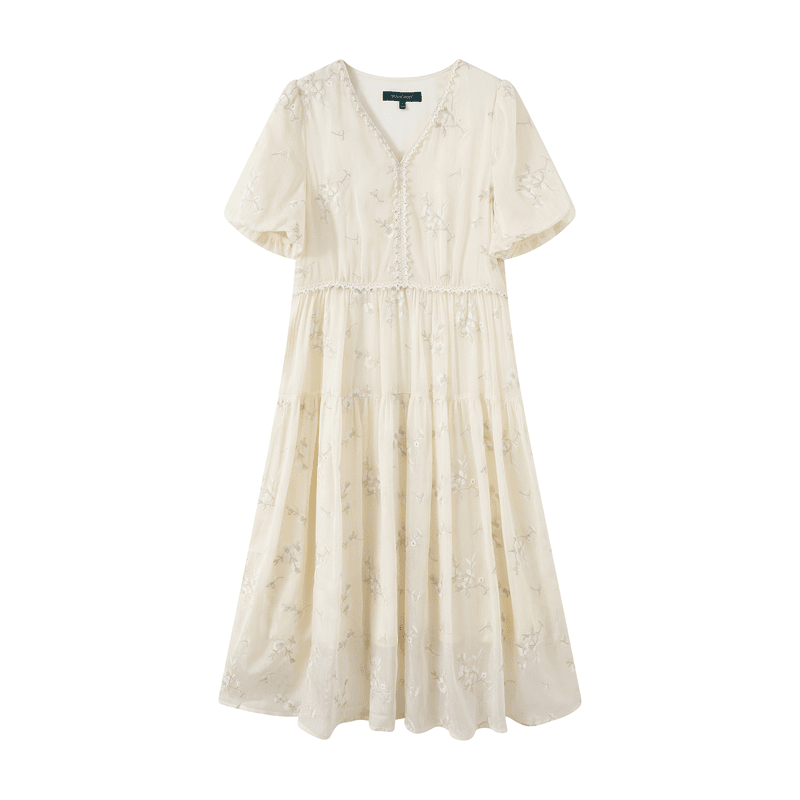 【千颂妮专享】菀草壹2024夏季新款连衣裙Q08221429