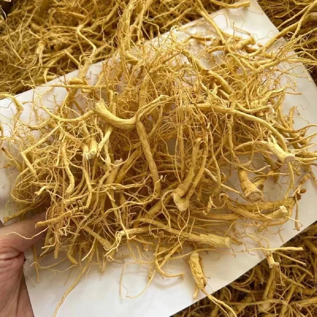 长白山人参须根生晒长白山林下参