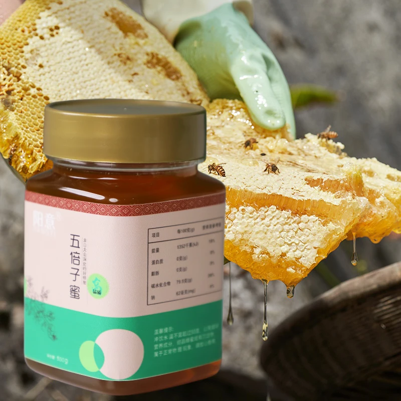 阳意湖南张家界桑植农家土蜂蜜五倍子蜜500克一斤装