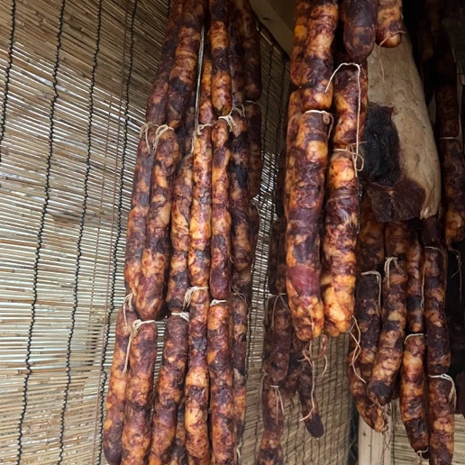 湘西农家土猪肉手工罐装香肠原味微麻辣味