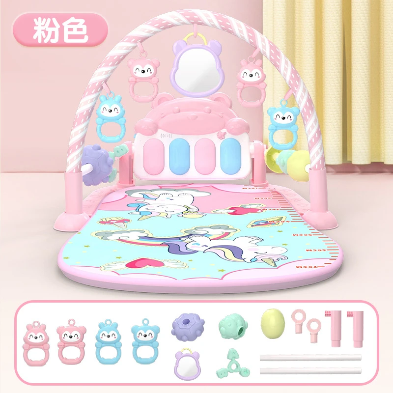 脚踏钢琴婴儿健身架新生幼4宝宝躺着玩3一6个月0-1岁玩具