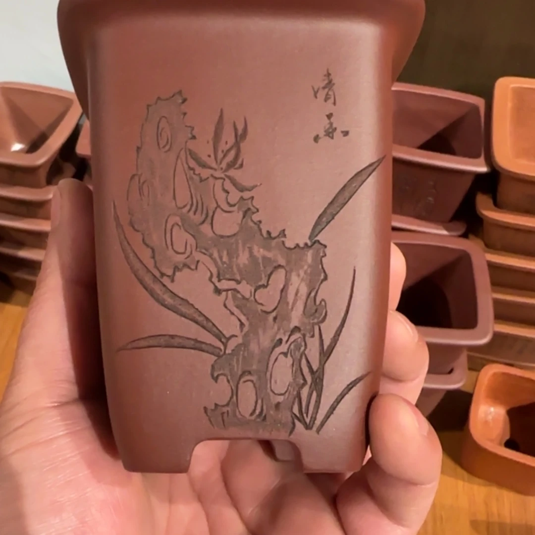 【闪购商品】紫砂花盆汤*