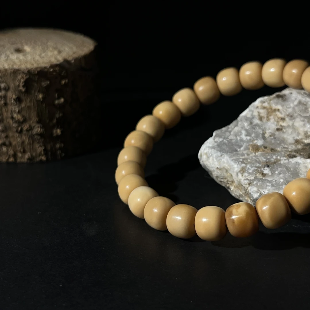 【云淼阁】龙脊菩提老型单圈手串9*8mm无月微钥匙孔