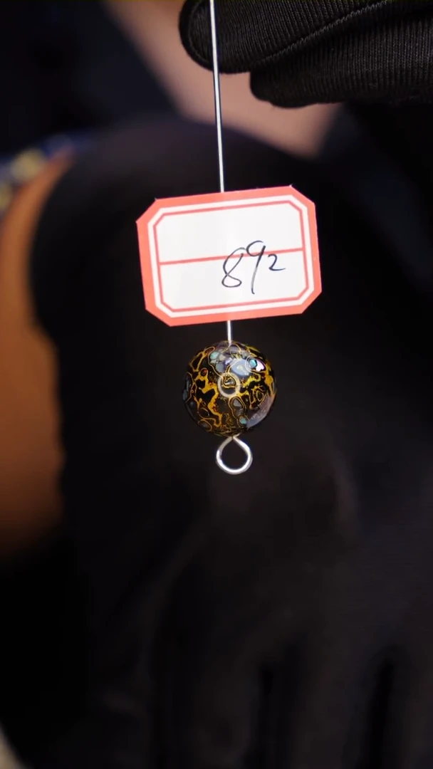 【闪购商品】大漆单珠/犀皮螺钿/1.5 892