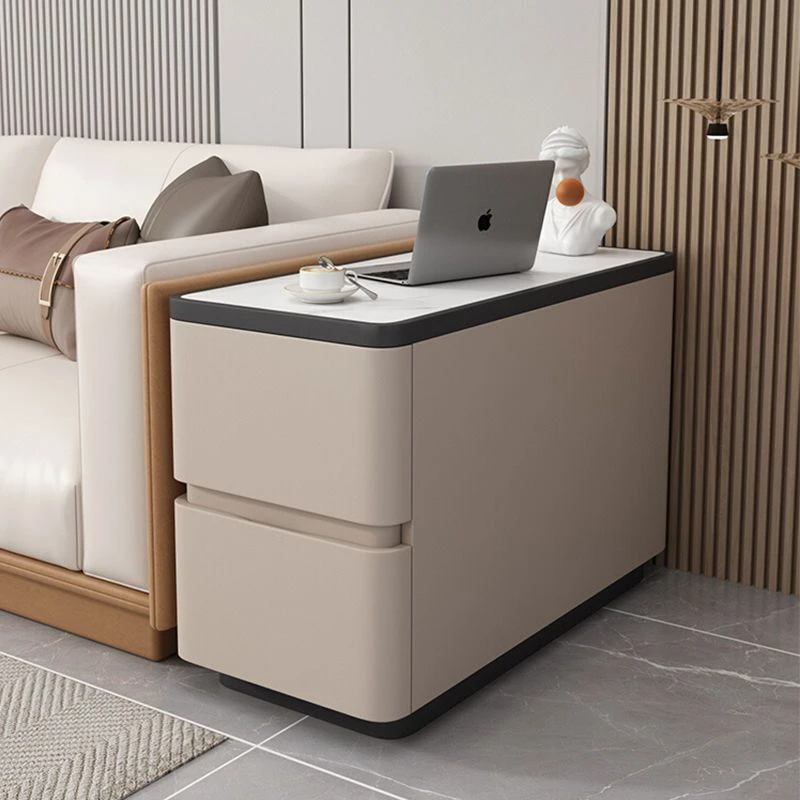 客厅沙发边柜储物轻奢多功能移动实木超窄小型侧边柜简约现代边几