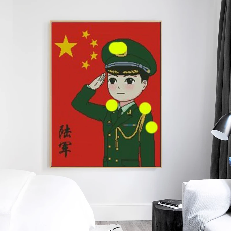 兵哥哥5d钻石画2025新款画diy满钻客厅高级感水晶点钻贴钻十字绣