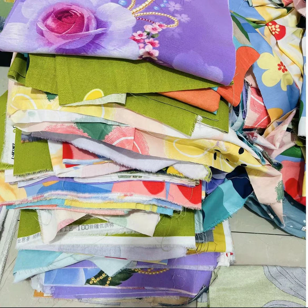 不挑尺寸随机发瑕疵花型小布头不是纯棉