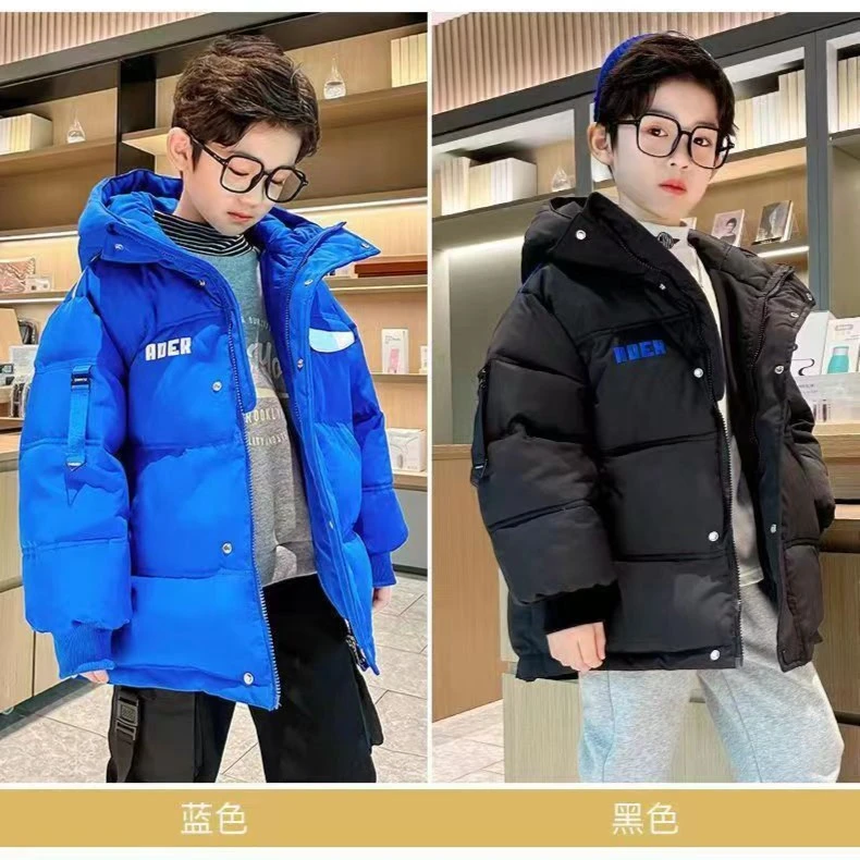 儿童中大童加厚棉服男童女童宝宝冬季棉衣保暖儿童外套