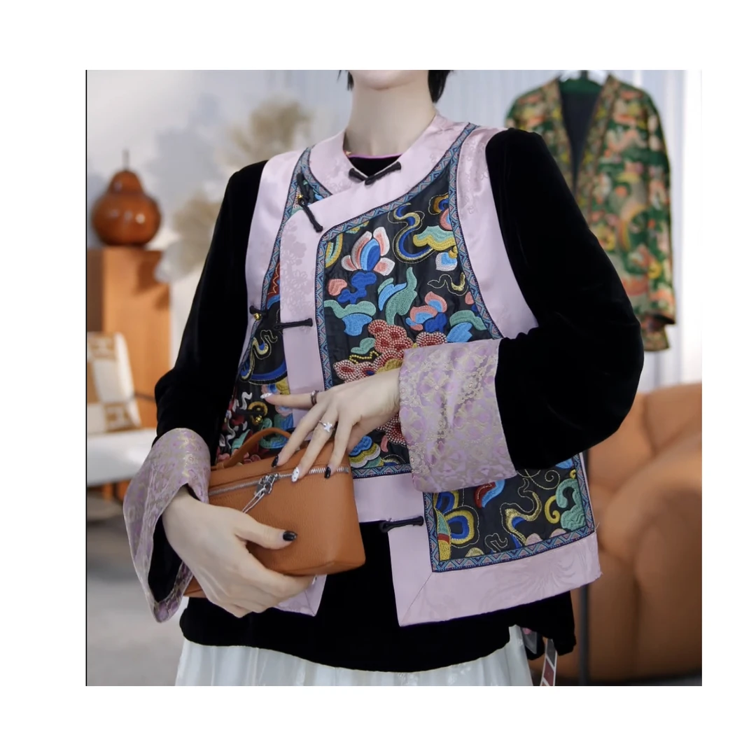 24316248【玉如意】24秋新中式国风重工刺绣马甲