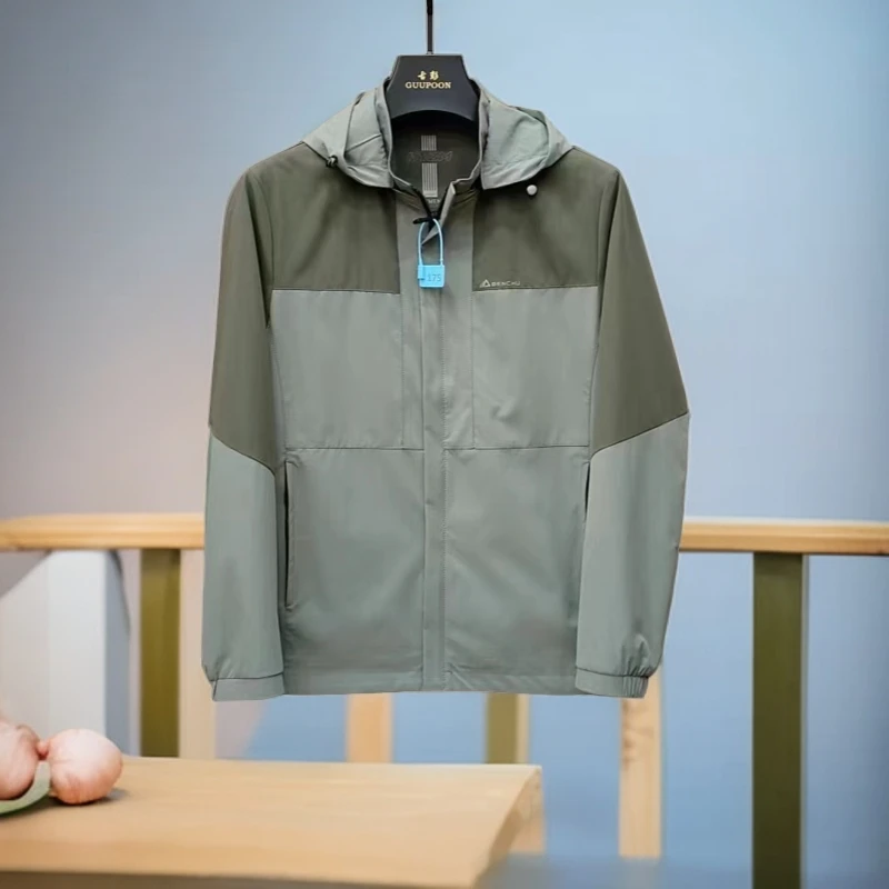 【夹克衫35761】男士春秋商务休闲时尚都市通勤行政夹克风衣外套