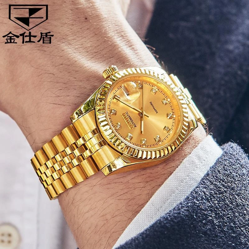 瑞士正品高贵情侣手表高档男士全自动机械表夜光防水原装女士名表