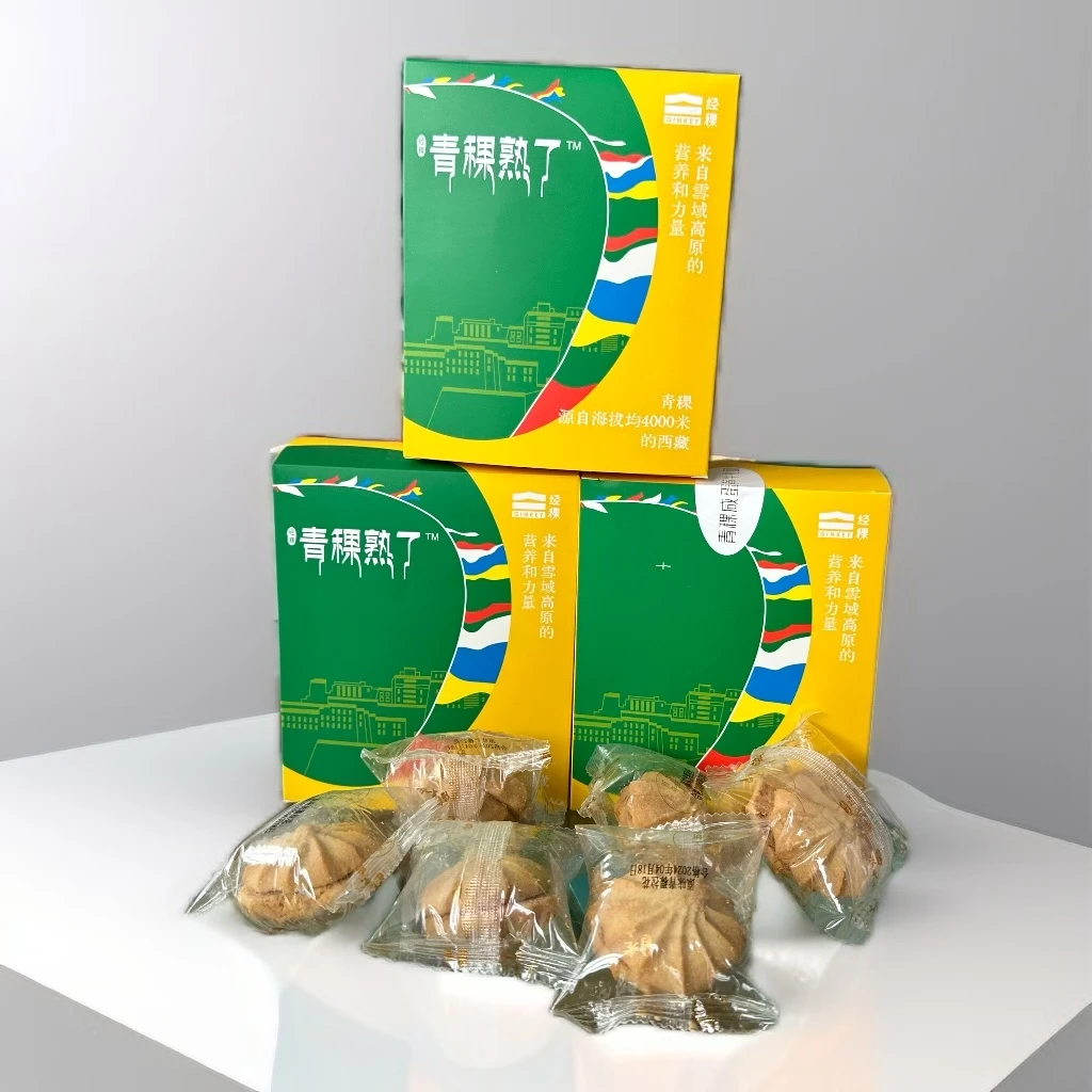 江孜青稞的青稞饼干 口感酥脆
