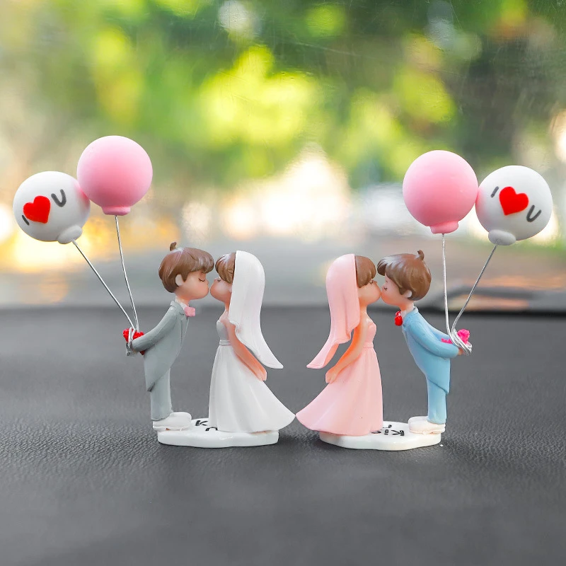 款创意精致可爱点缀灰色中控台浪漫女神车载体积装饰用品情侣产品