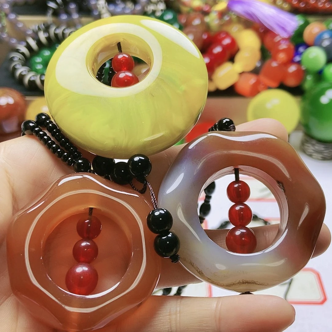 玛瑙/玉髓手链未镶嵌鲸*