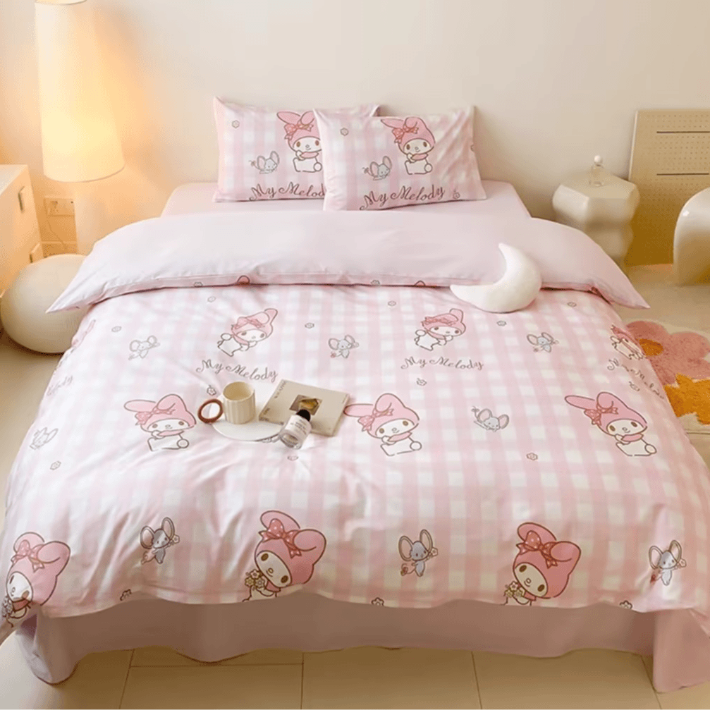 美乐蒂可爱卡通件套印花女孩