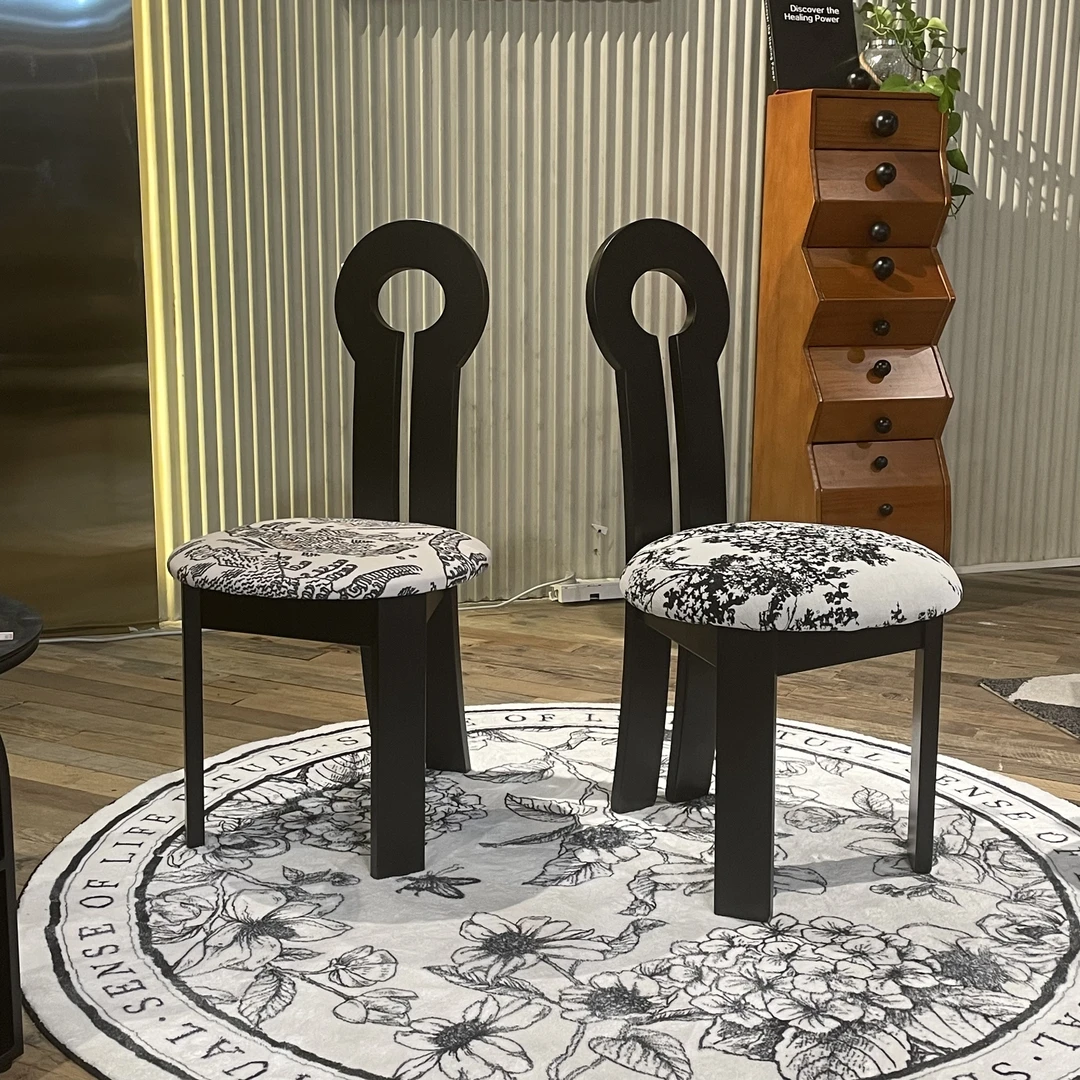 DR幸运之匙升级版餐椅时尚客厅高端餐桌椅意式风书房创意时尚餐厅