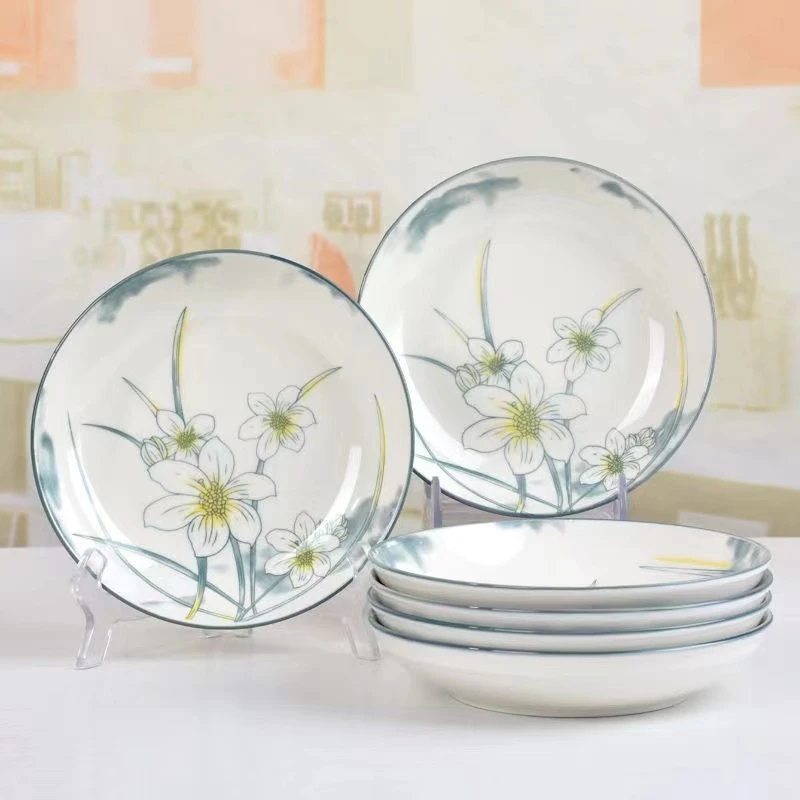 水仙花8英寸圆盘6个装 破损联系客服补发