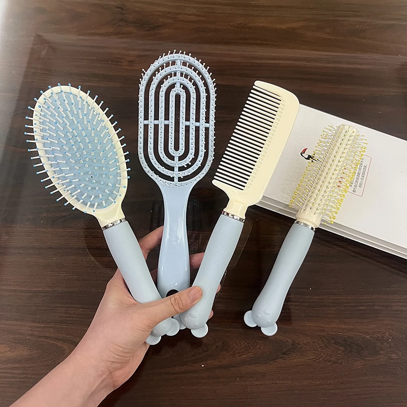 新款梳子学生韩式气垫梳卡通可爱卷发梳排骨梳直发梳美发造型神器