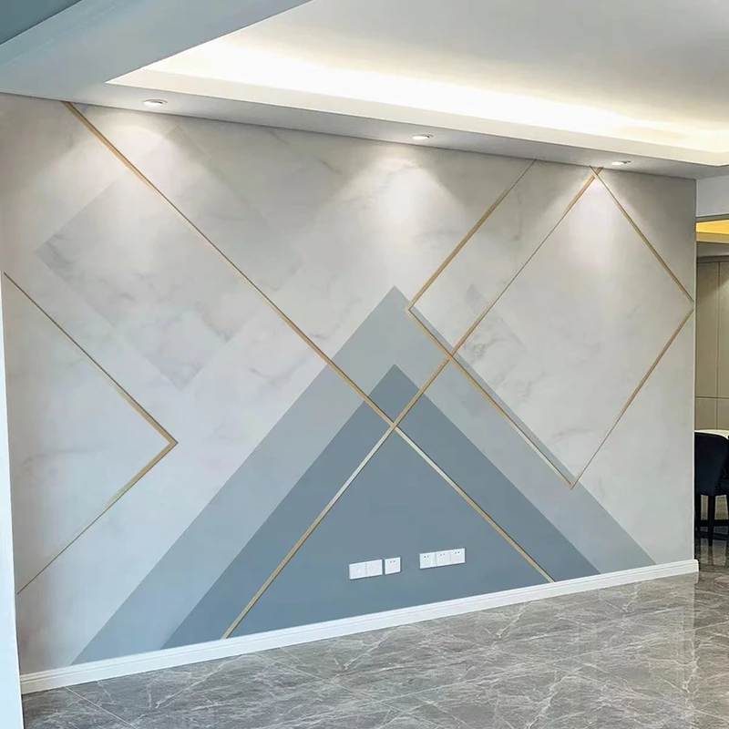 电视背景墙壁布现代简约客厅壁纸墙布壁画墙纸3D电视墙简单壁贴纸