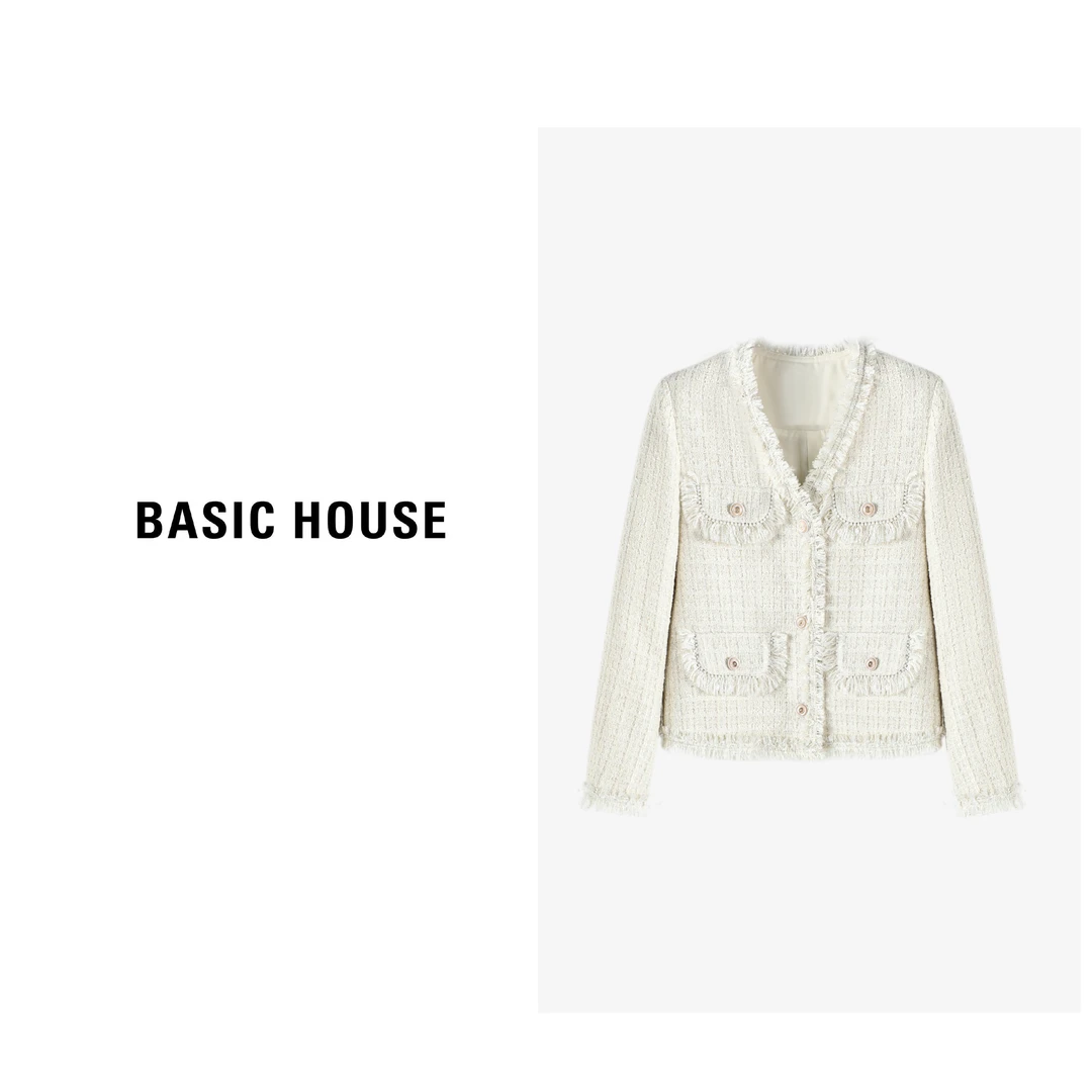 【籽言专属】Basic House/百家好轻奢气质小香风外套B0633B5L182