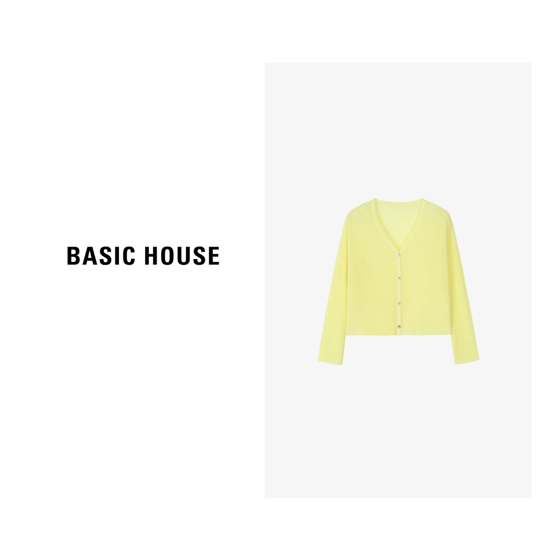 【大叔专属】Basic House/百家好休闲百搭纯色针织衫-B0624B5T392