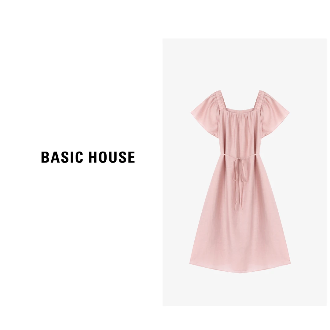 Basic House/百家好夏季女装温婉大方衣服连衣裙长裙-B0624B5B162