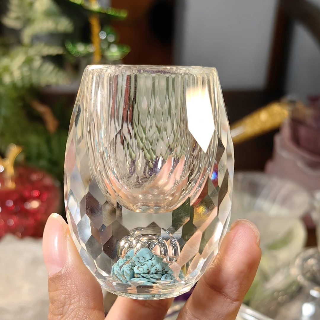 水晶酒杯茶具茶杯家用创意