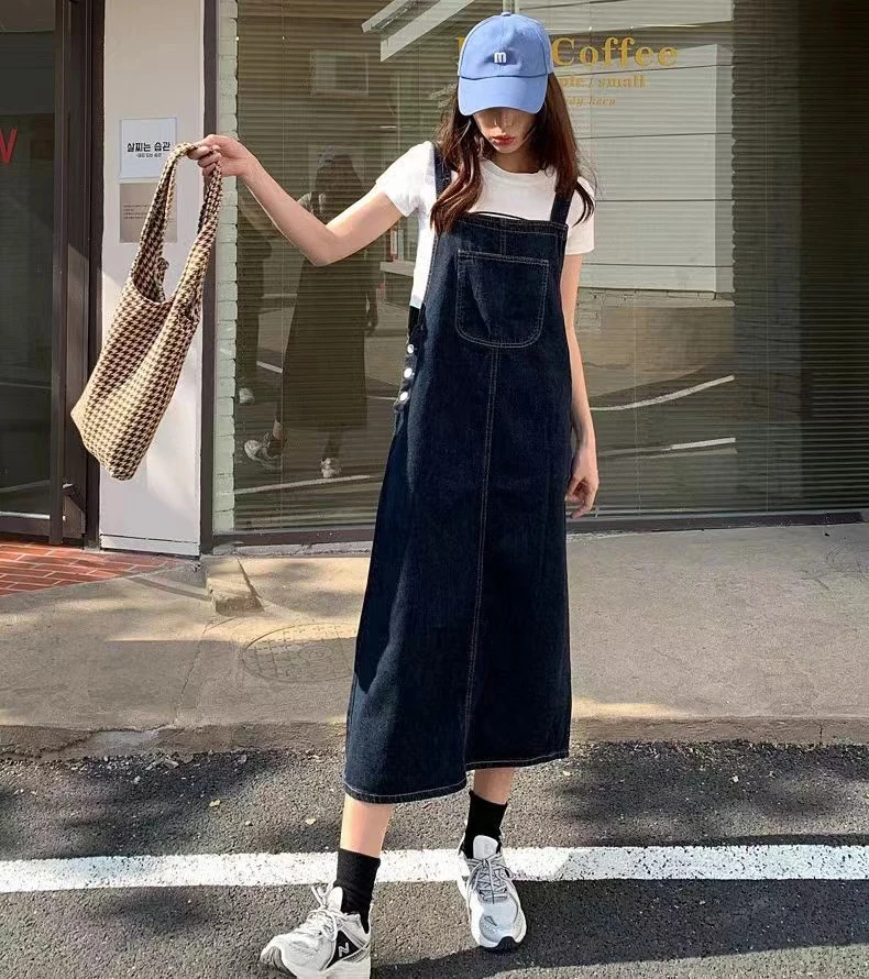 小雅女装牛仔休闲长裙(下单请备注编码）