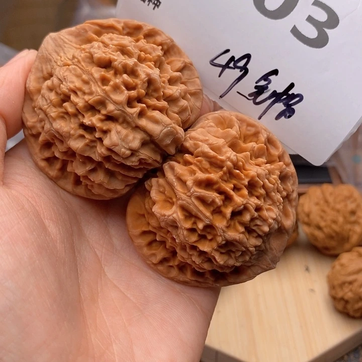 文玩核桃把件003号49帽全