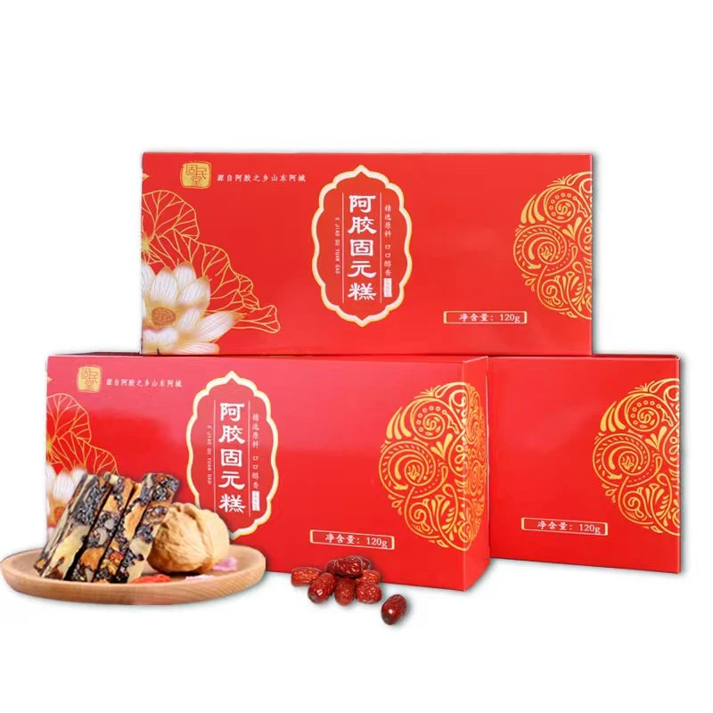 六盒固民堂阿胶糕软糯传统手工阿胶糕秋冬滋补精选营养120g/盒