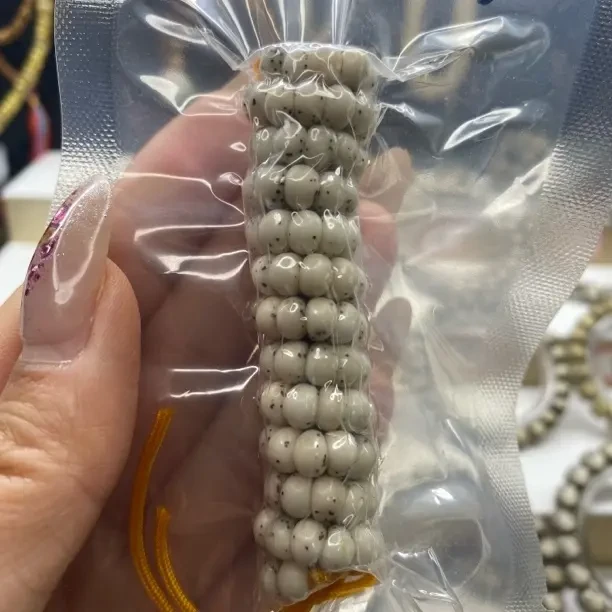 6.5蒜瓣大肠108原生态星月菩提大肠手串