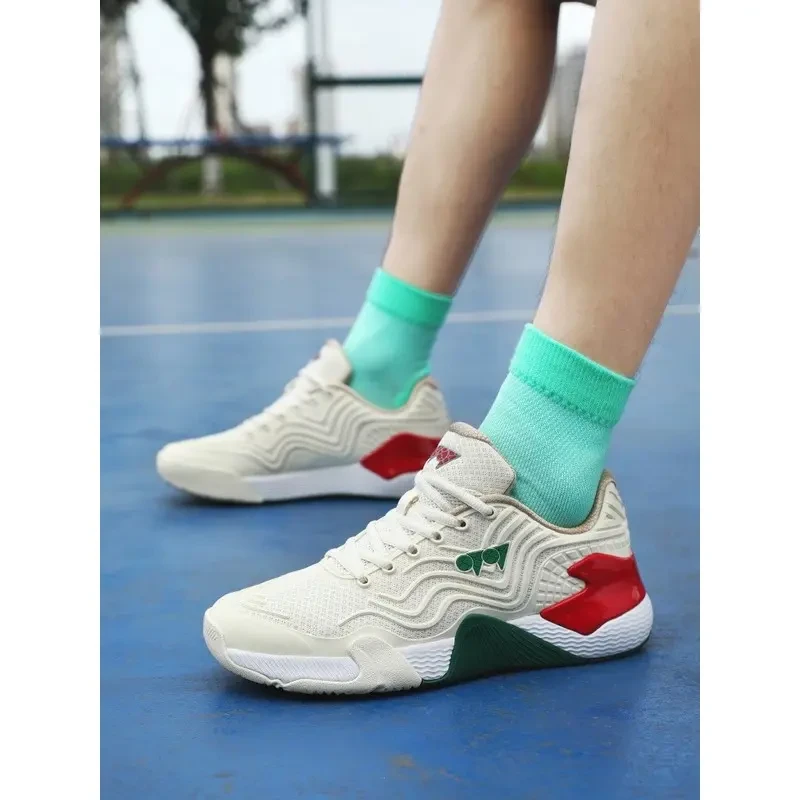 MEIKE/美克2025新款运动鞋网布羽毛球鞋学生专业训练鞋耐磨防滑男