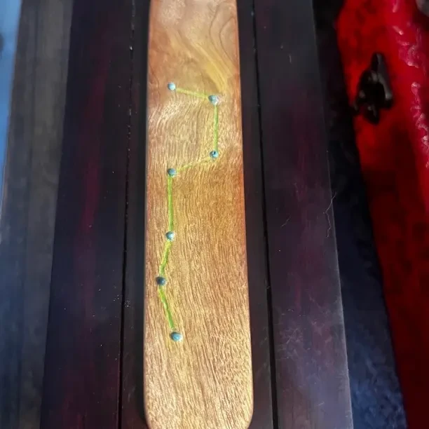 金丝楠木手工制作北斗七星书签