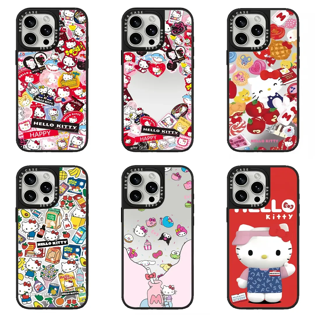 CASEHelloKitty系列适用16promax镜面经典手机壳iPhone15/14/1311