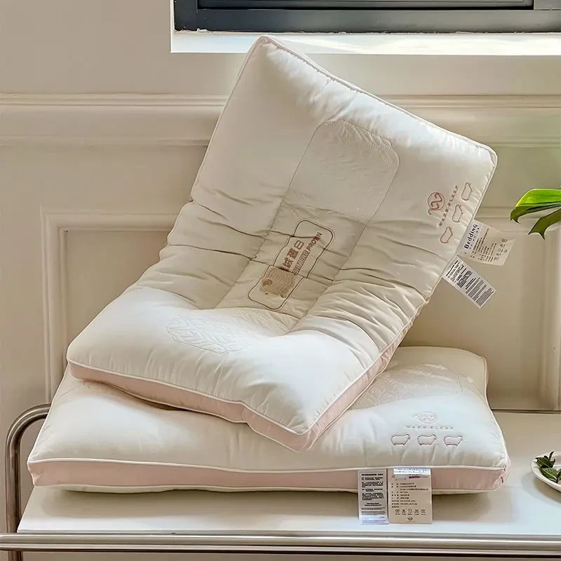 超柔软枕头枕芯驼绒蛋白防螨家用学生女成人护颈椎助深度睡眠枕头