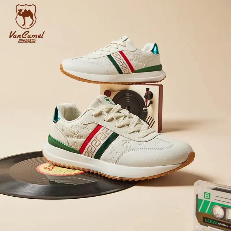 VANCAMEL/西域骆驼春季透气百搭情侣潮鞋时尚休闲鞋软底XYLT002