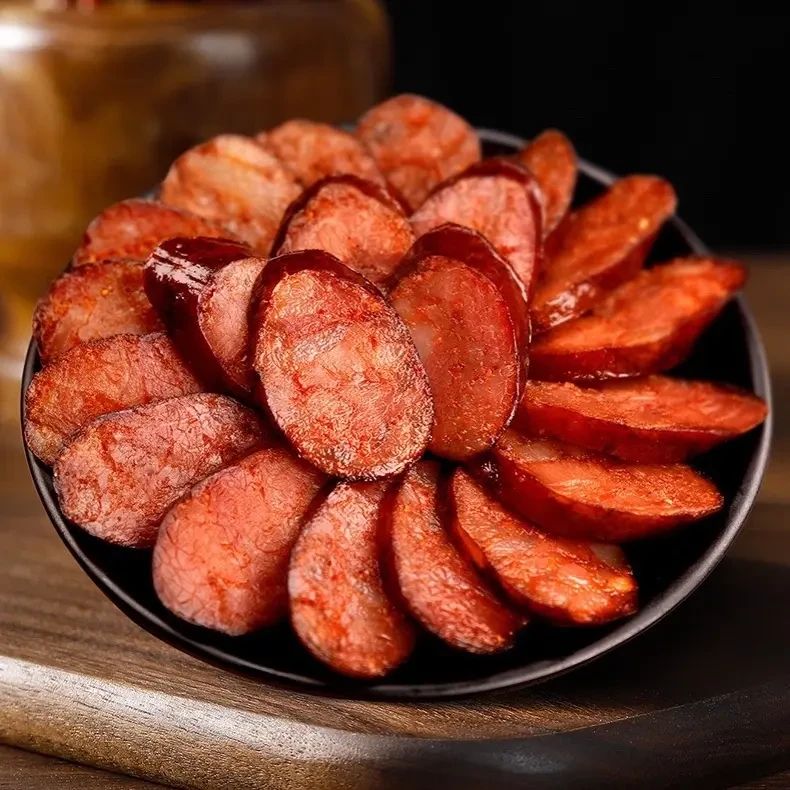 四川正宗川味麻辣香肠农家土猪手工烟熏腊肠香辣腊味