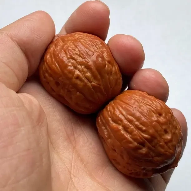 龙首野生精品文玩小秋子手捻核桃