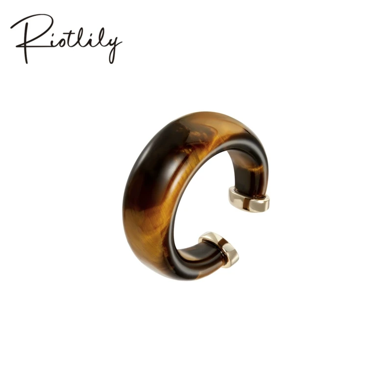 RiotLILY/艾特里里 合金戒指 北欧循迹系列戒指复古大气美拉德色