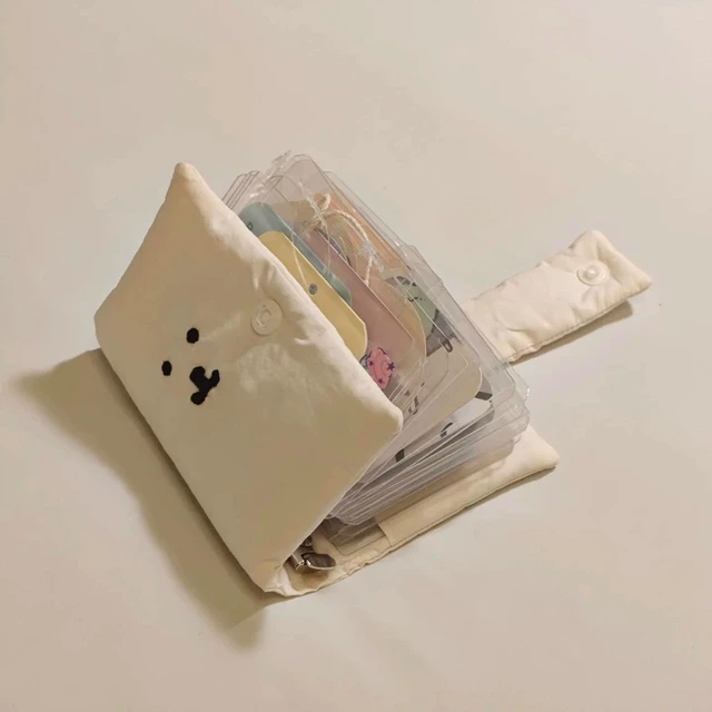 奶油自嘲熊m5布艺手帐本活页可拆卸高颜值学生便携随身日程笔记本