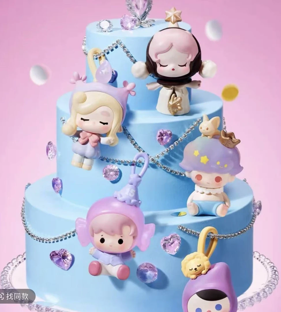 【拆袋5人导航车】庆祝这一刻系列公仔萌粒可爱潮玩公仔