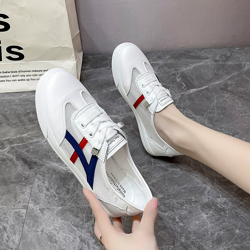 新百伦阿甘鞋女孕妇鞋网面透气轻便运动鞋一脚蹬百搭防滑软底