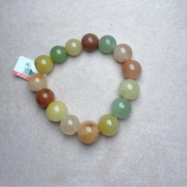 天然金丝玉多宝手串